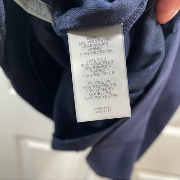 NWT Guess Blue and Black Starburst Dress Size 8 - Picture 10 of 11